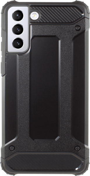 Samsung Galaxy S21 Plus 5G (SM-G996B) ütésálló tok légpárnás sarkas, hibrid Forcell Armor fekete