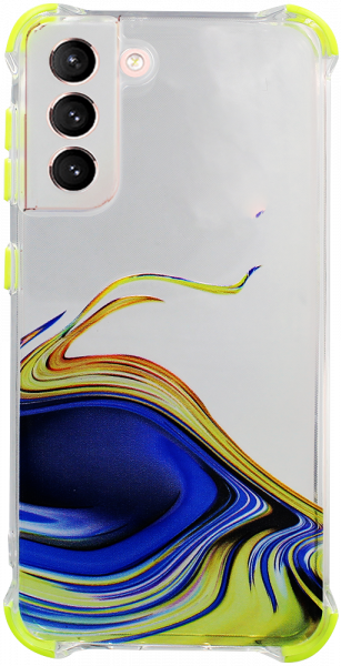 Samsung Galaxy S21 5G (SM-G991B) extra ütésálló Akvarell TPU telefontok