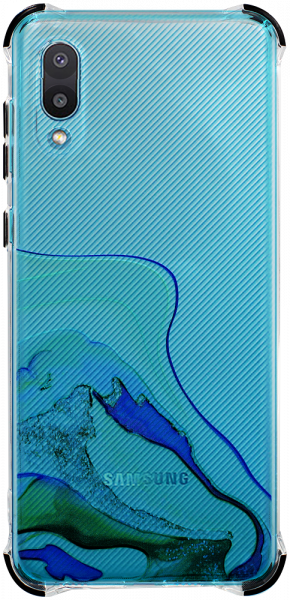 Samsung Galaxy M02 (SM-M022F) extra ütésálló Akvarell TPU telefontok