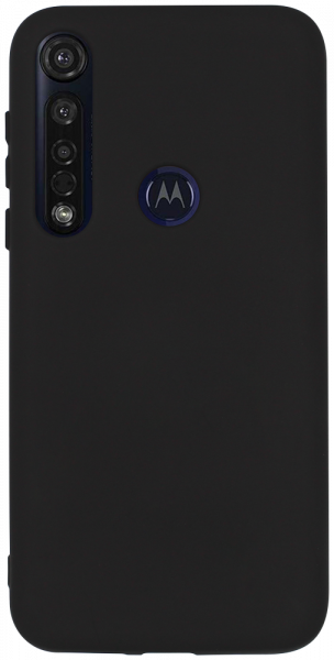 Motorola Moto G8 Plus szilikon tok matt fekete