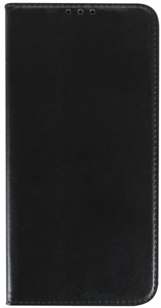 Huawei Y6P oldalra nyíló flipes bőrtok asztali tartó funkciós fekete