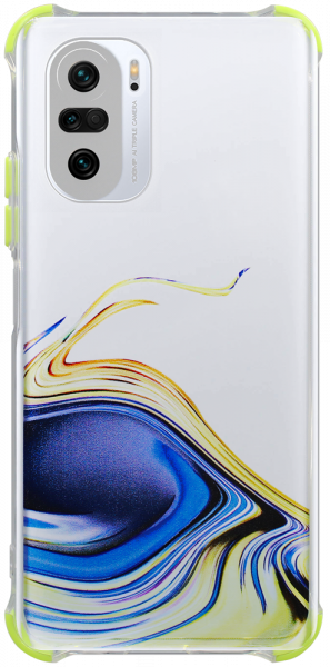 Xiaomi Poco F3 extra ütésálló Akvarell TPU telefontok