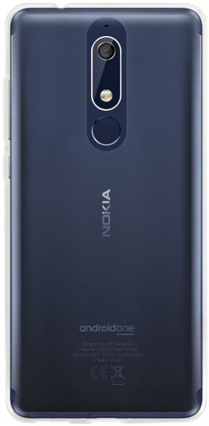 Nokia 5 2018 (Nokia 5.1) szilikon tok átlátszó