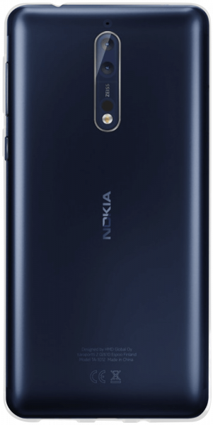 Nokia 8 Dual szilikon tok átlátszó