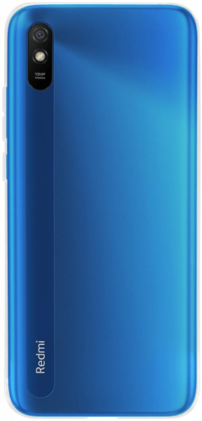 Xiaomi Redmi 9A szilikon tok közepesen ütésálló kameravédővel átlátszó