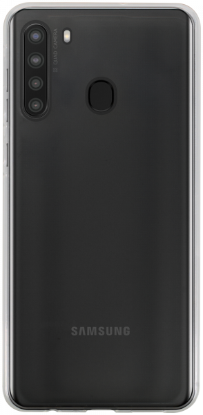 Samsung Galaxy A21 (SM-A210F) szilikon tok közepesen ütésálló átlátszó