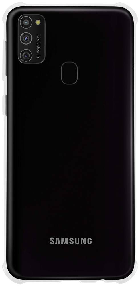 Samsung Galaxy M21 (SM-M215F) szilikon tok légpárnás sarok átlátszó