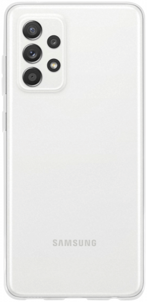Samsung Galaxy A52 4G (SM-A525F) szilikon tok közepesen ütésálló kameravédővel átlátszó