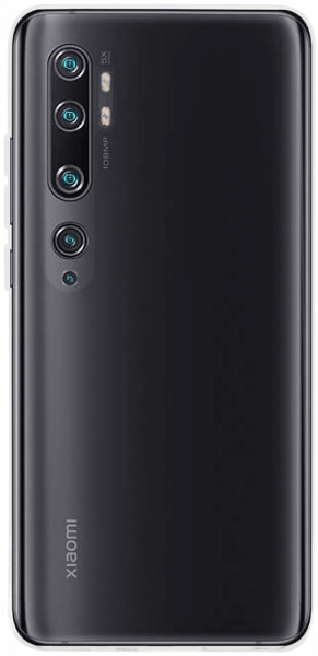 Xiaomi Mi Note 10 Pro szilikon tok közepesen ütésálló átlátszó