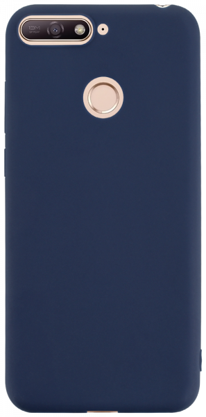 Huawei Honor 7A szilikon tok matt sötétkék