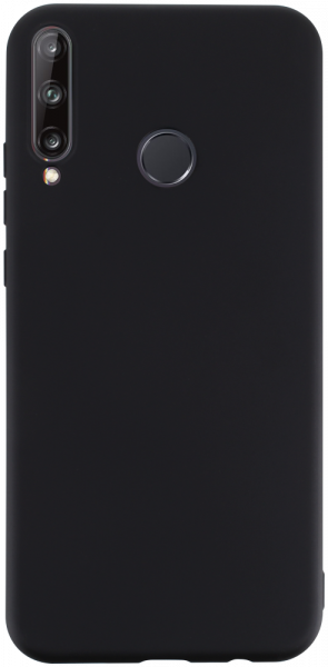 Huawei P40 Lite E szilikon tok matt fekete