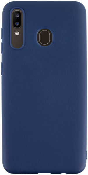 Samsung Galaxy A30 (SM-A305) szilikon tok matt sötétkék