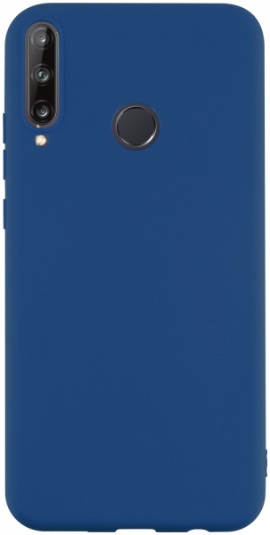Huawei P40 Lite E szilikon tok matt sötétkék