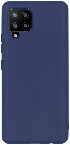 Samsung Galaxy A42 5G (SM-A426B) szilikon tok matt sötétkék