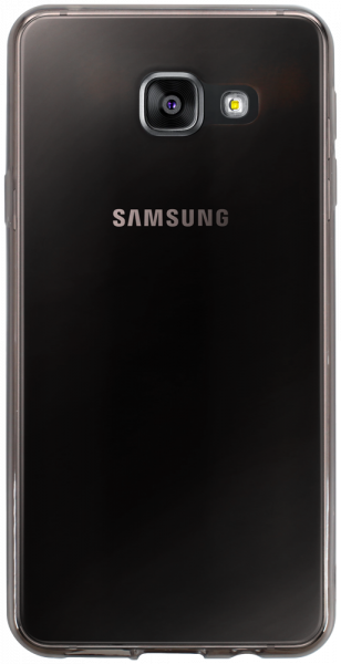 Samsung Galaxy A3 2016 (A310) szilikon tok matt-fényes keret füstszínű