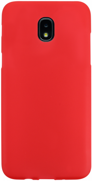 Samsung Galaxy J3 2018 (J337) szilikon tok matt-fényes keret piros