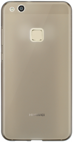 Huawei P10 Lite szilikon tok átlátszó füstszínű