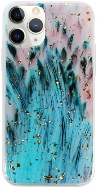 Apple iPhone 11 Pro kemény hátlap Gold Glam Peacock