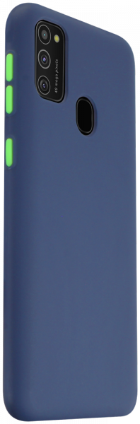 Samsung Galaxy M21 (SM-M215F) szilikon tok sötétkék