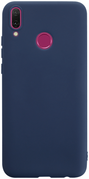 Huawei Y9 2019 szilikon tok mágneses kompatibilitás sötétkék