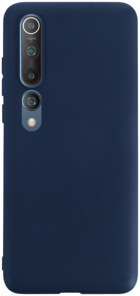 Xiaomi Mi 10 Pro 5G szilikon tok matt sötétkék