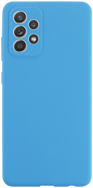 Samsung Galaxy A52 4G (SM-A525F) kemény hátlap gumírozott kameravédővel kék