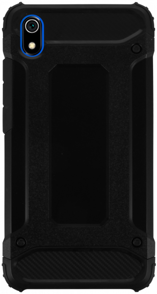 Xiaomi Redmi 7A ütésálló tok légpárnás sarkas, hibrid Forcell Armor fekete