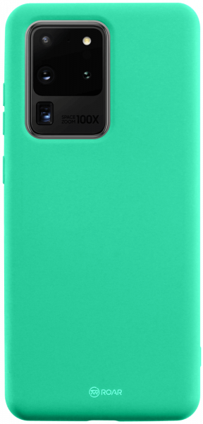 Samsung Galaxy S20 Ultra (SM-G988B) szilikon tok gyári ROAR mentazöld