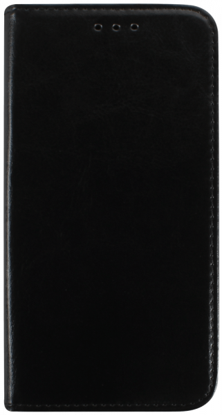 Apple iPhone 13 Pro oldalra nyíló flipes bőrtok valódi bőr fekete