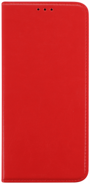 Samsung Galaxy M02 (SM-M022F) oldalra nyíló flipes bőrtok valódi bőr piros