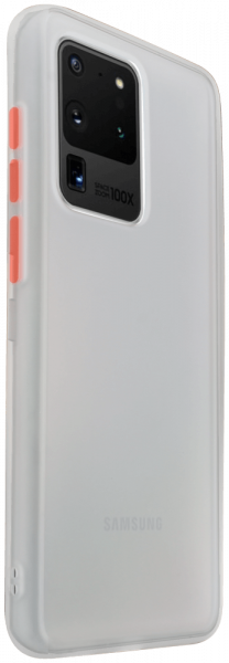 Samsung Galaxy S20 Ultra (SM-G988B) kemény hátlap Vennus Button Bumper átlátszó