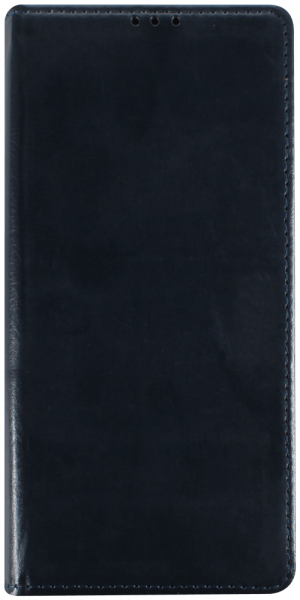 Samsung Galaxy S20 Ultra (SM-G988B) oldalra nyíló flipes bőrtok valódi bőr sötétkék