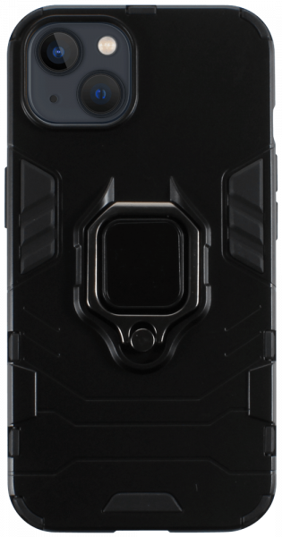 Apple iPhone 13 ütésálló tok légpárnás sarkas, hibrid Ring Armor fekete