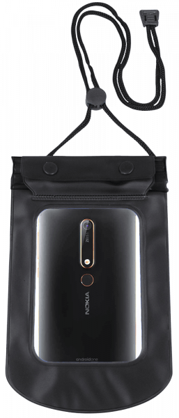 Huawei Y5 Lite 2018 vízálló tok univerzális fekete -- 313636