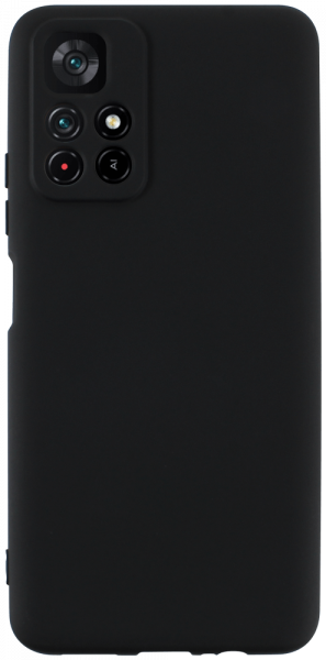 Xiaomi Redmi Note 11S 5G szilikon tok kameravédővel matt fekete