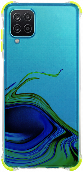 Samsung Galaxy A12 Nacho (SM-A127F) extra ütésálló Akvarell TPU telefontok -- 313801
