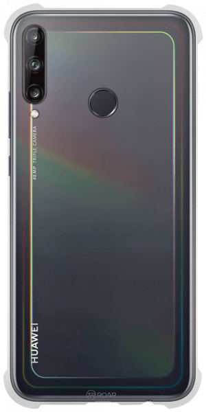 Huawei P40 Lite E kemény hátlap gyári ROAR légpárnás sarok átlátszó