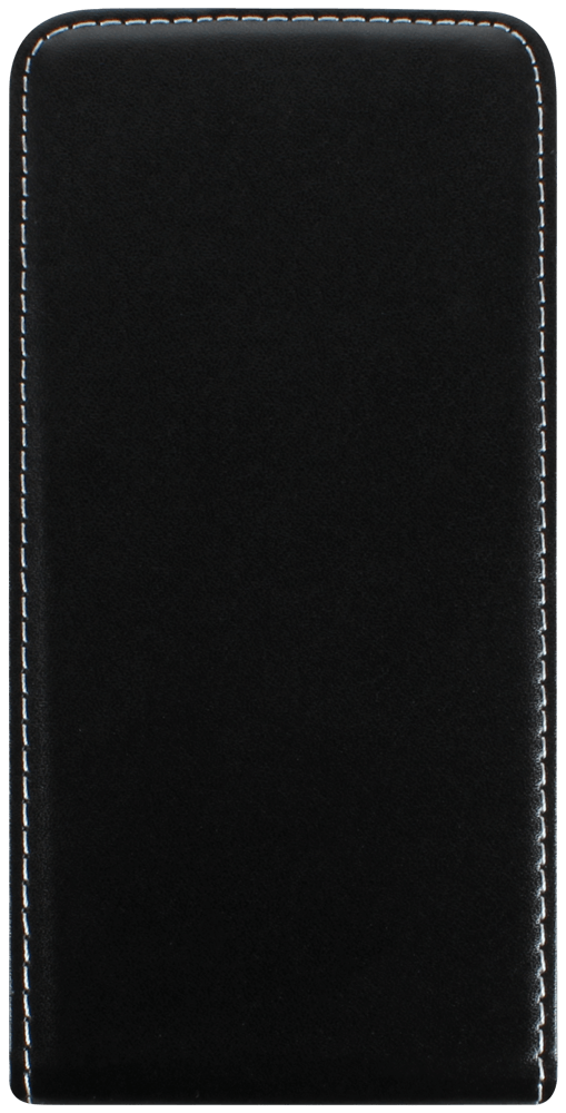 Huawei Y5 Lite 2018 lenyíló flipes bőrtok fekete