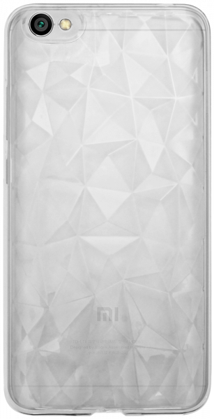 Xiaomi Redmi Y1 Lite (Note 5A) szilikon tok 3D gyémántmintás átlátszó