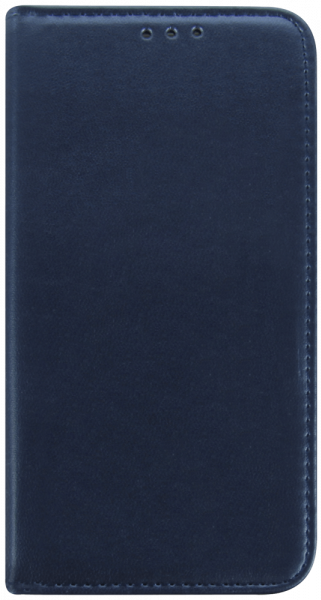 Apple iPhone 14 oldalra nyíló flipes bőrtok asztali tartó funkciós sötétkék