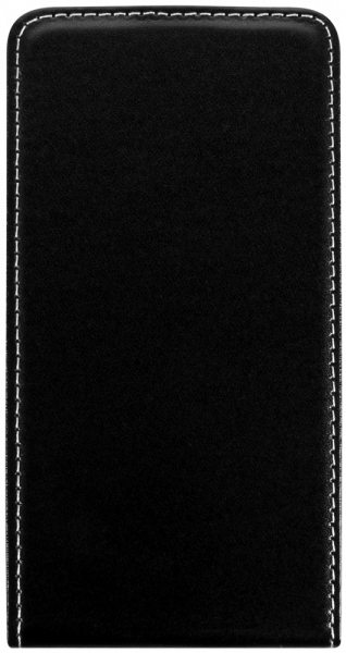 Huawei P10 Lite lenyíló flipes bőrtok fekete