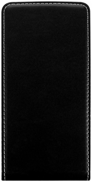 Huawei Y6 Pro 2019 lenyíló flipes bőrtok fekete