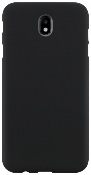 Samsung Galaxy J7 2017 (J730) szilikon tok matt-fényes keret fekete