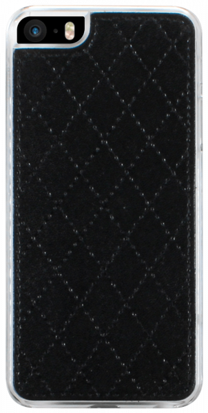 Apple iPhone SE (2016) kemény hátlap gyári KRUSELL bőr hátlap fekete