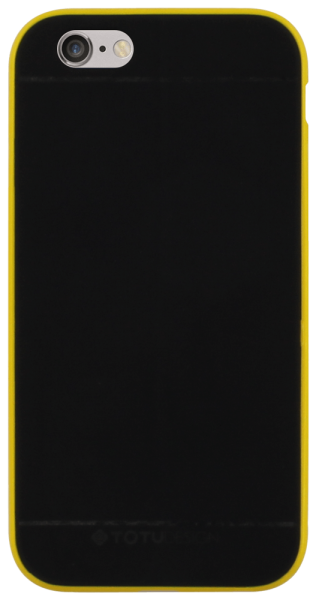 Apple iPhone 6S szilikon tok műanyag keret fekete