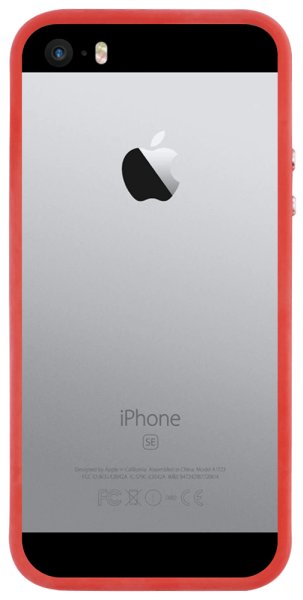 Apple iPhone 5S bumper piros