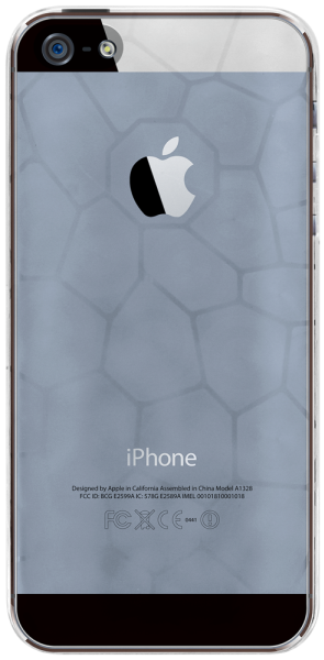 Apple iPhone 5S kemény hátlap mintás átlátszó