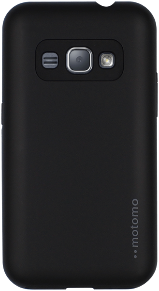 Samsung Galaxy J1 2016 (J120) kemény hátlap szilikon belső fekete