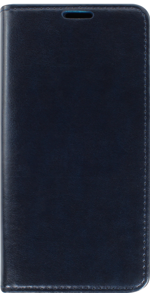 Huawei Y5 2019 oldalra nyíló flipes bőrtok asztali tartó funkciós sötétkék