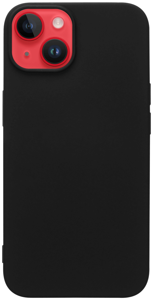 Apple iPhone 14 szilikon tok matt fekete